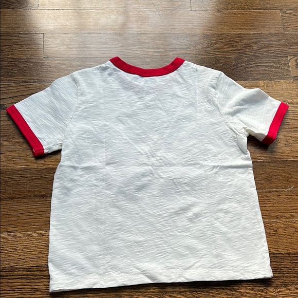 OshKosh B'gosh White and Red Baseball MVP Tee and champion athletic shorts - Picture 3 of 6